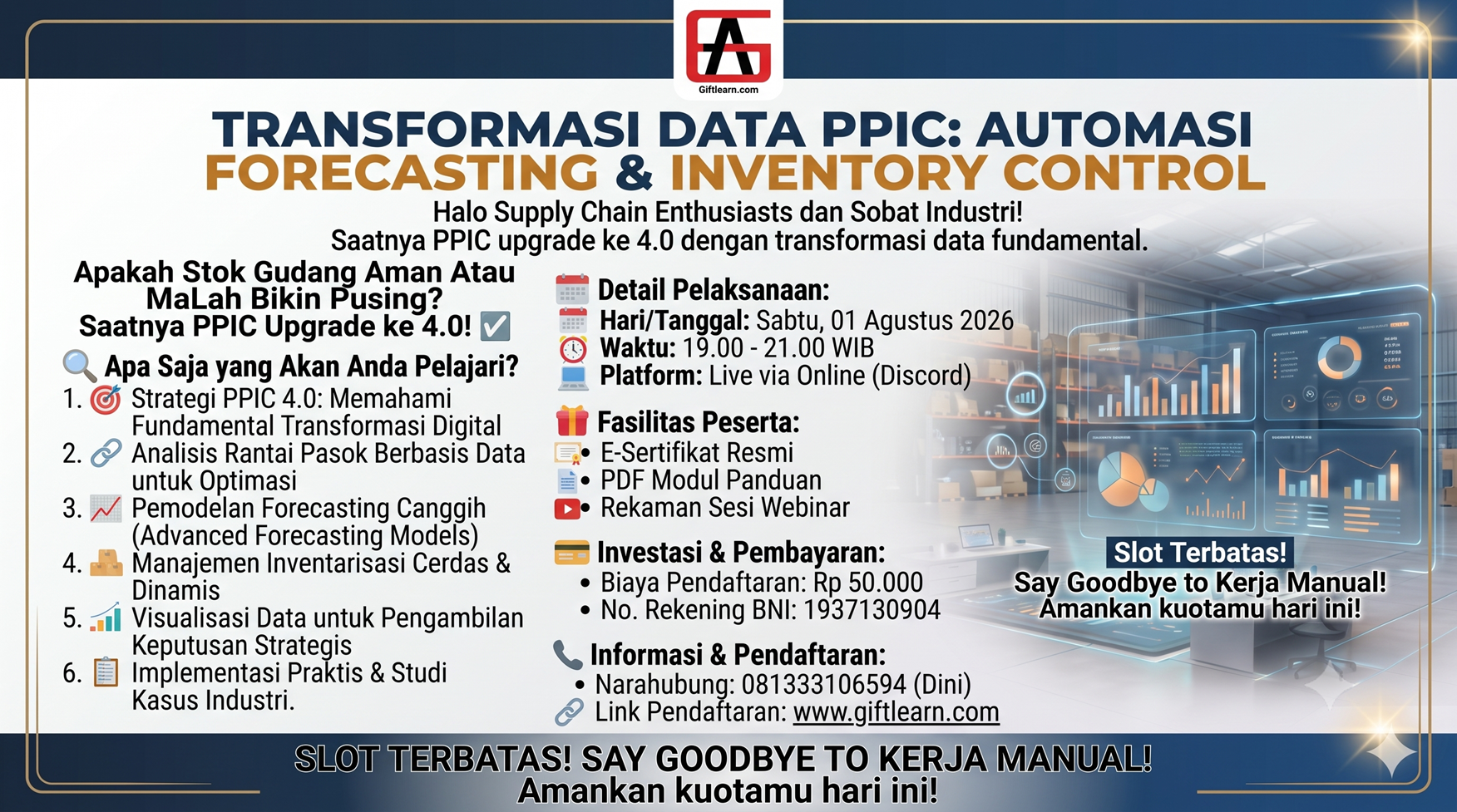 Transformasi Data PPIC: Automasi Forecasting & Inventory Control